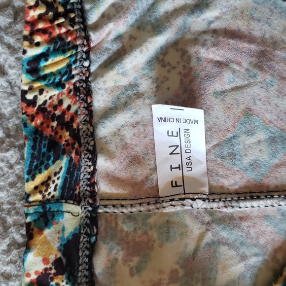 Super Soft Silky Stretch Tribal/Aztec Bohemian Fashion Leggings - Picture 4 of 7